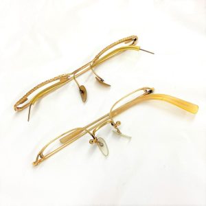 K18 18金 メガネフレーム